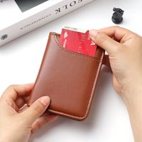 Dompet Pria Pendek Ultra-Tipis Vertikal dari PU; Tempat Kartu Anti-Pencurian Kompak Serbaguna dengan Lapisan Poliester; Tren Lintas Negara