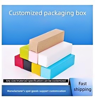 Caja Plegable de Tubo de Papel Kraft Reciclable con Logotipo Personalizado al por Mayor, con Estampado Dorado en Relieve para Empaque de Botellas de Suero Cosmético