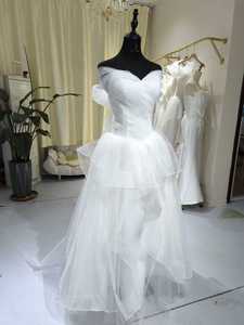 S2040N 2026 Nouvelle Robe de Mariée Tendance Coupe Trapèze Épaules Dénudées avec Découpes en Relief Style Européen et Laçage - Product Image 5