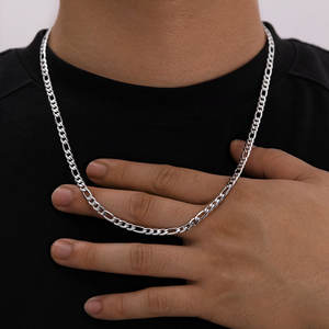 Chaîne de bijoux en acier inoxydable 316L personnalisée et unique, chaîne pour homme, collier pour homme, chaîne en or pour homme - Product Image 1