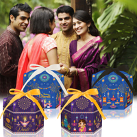 Gelukkige Diwali Deepavali Zeshoekige Papieren Doos Indiase Festival Feestartikel Cadeau Zeshoekige Doos