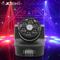 Projecteurs à tête mobile JC Dj Club Led 6 Bee Eyes RGBW 6*10W 4-en-1 DMX512 activés par le son 11CH Garantie 3 ans
