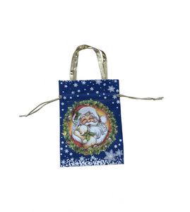 Sacs cadeaux de Noël personnalisés en non-tissé, sacs à bonbons russes - Product Image 6