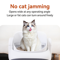Bac à litière automatique intelligent pour chat avec application, nettoyage automatique, contrôle des odeurs, faible bruit, pour usage domestique