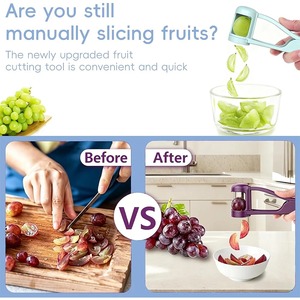 Nouvel Éplucheur Manuel Multifonctionnel pour Fruits, Coupe-Fraise et Coupe-Raisin Manuel, Outil Domestique pour Fruits et Aliments Complémentaires - Product Image 2