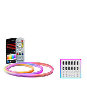 5 En 1 Tuya <span class=keywords><strong>Wifi</strong></span> controlador <span class=keywords><strong>LED</strong></span> DC12v 24V 5050 RGBCCT tira de luz <span class=keywords><strong>LED</strong></span> 4 zonas interruptor de pared táctil remoto hogar inteligente para Alexa Google - Product Image 1