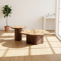 Table basse en bois de style japonais pour salon, appartement loft, meuble d'intérieur, table à thé en bois pour la maison