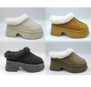YL608 <span class=keywords><strong>Bottes</strong></span> de neige pour femmes, personnalisées, en fausse fourrure, chaudes et douces, pour l'intérieur, vente en gros - Product Image 2