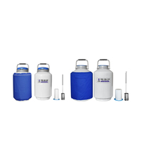 Conteneur de congélation cryogénique de 10 L pour semence bovine, transporteur de vapeur, cryotransporteur, congélateur à azote liquide