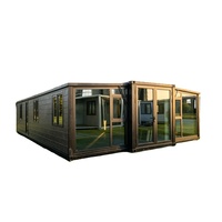 Maison conteneur préfabriquée portable en acier isolé et extensible de 20 pieds