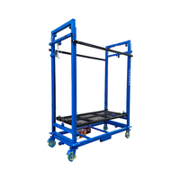 Échafaudage électrique à commande à distance, directement de l'usine, échafaudage pliable en acier robuste pour les projets de construction en extérieur