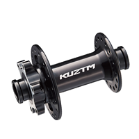 Moyeu avant VTT KUZTM DHF222 100 mm O.L.D. axe traversant 15 mm 2 roulements étanches 137 g 24/28/32/36H pour frein à disque