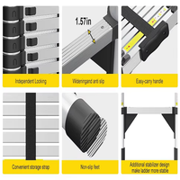 Tente de toit moderne rétractable en aluminium à coque rigide avec échelles d'extension pliables pour le camping tout-terrain
