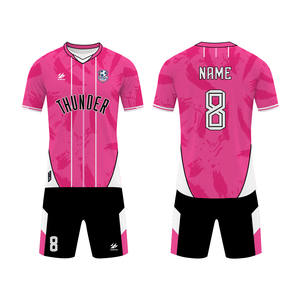 Seragam Sepak Bola Custom Jersey Sepak Bola Berkualitas Tinggi Cetak Sublimasi Klub Seragam Olahraga Dewasa untuk Klub - Product Image 5