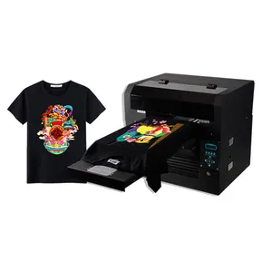 Modern a2 a3 6040 3040 8 renk gökkuşağı dtg uv mürekkep püskürtmeli 5113 baskı kafası yazıcılar tshirt ön arıtma makinesi tshirt şapkalar paspasları