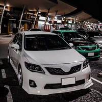 Kit de carrocería Modificación de circulación diurna LED luces antiniebla delanteras cubierta de lámpara para Corolla 2011 2012 2013 accesorios de coche