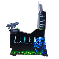 Aliens d'écran LCD 42 à jetons avec Pad Laser Gun Shooting Videos Game Machine