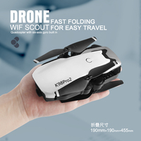 Drones débutants K98 Pro2 avec caméra double HD 4K, mini drone volant à LED, drone de contrôle, mini jouets UFO VS E88 E58