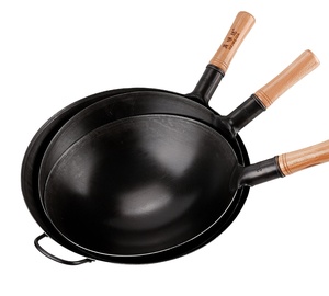 Wok Redondo de Acero Inoxidable para Cocina China, Sartén para Saltear, Uso General, Venta al por Mayor - Product Image 5