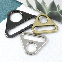 MeeTee BF223 25mm Autres pièces et accessoires pour sacs, sangle colorée, boucles de connexion pour sac, alliage de zinc, boucle triangulaire réglable