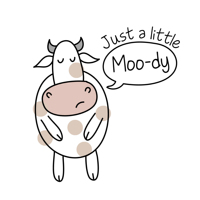 Conception de tissu d'impression numérique personnalisé en polyester 5 quantité minimale de commande, motif de vache de dessin animé accepté par OEM