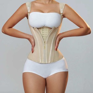 <span class=keywords><strong>Corset</strong></span> amincissant pour femme avec fermeture éclair et crochets, gaine <span class=keywords><strong>ventre</strong></span> <span class=keywords><strong>plat</strong></span> pour post-partum et usage quotidien, meilleure qualité - Product Image 6