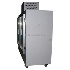 Doppio vetro porta porta interna solida Merchandiser commerciale acciaio inossidabile refrigeratore ghiaccio borsa - Product Image 4