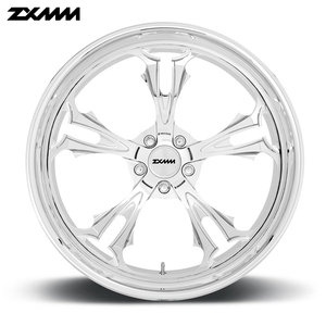 Roues de voiture monobloc ZXMM 16 18 20 <span class=keywords><strong>22</strong></span> 24 26 pouces 5X114.3 roue en alliage d'aluminium forgé sur mesure jante tout-terrain roue concave profonde - Product Image 3