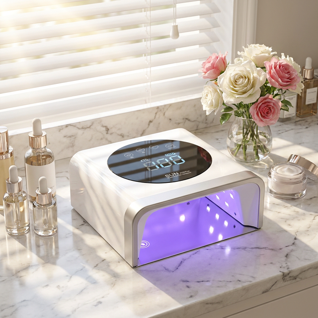 EM ODM 72W Rechargeable Cordless LED UV Nail Polish Curing Lamp Private Label for Gel Dryer