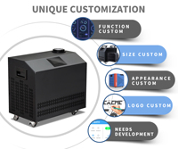 Pendingin Es Kompresor dengan Kontrol WiFi Jarak Jauh, Filter Ganda Terintegrasi, Bahan Stainless Steel Ramah Lingkungan, untuk Penggunaan Luar Ruangan dan Pemulihan