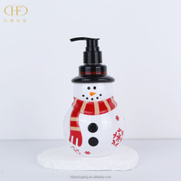 Distributeur de lotion en plastique PET recyclé 480 ml avec bouchon rouge pour nettoyant visage, shampoing, savon liquide, bouteilles de salle de bain