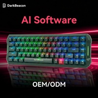 Teclado Gaming Mecánico con Cable Flux 68 Green Hall Effect, Switches Magnéticos, 65% Gasket, RGB, 8000Hz Rapid Trigger, USB-C, Software AI