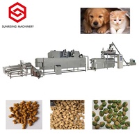 Machine de traitement des aliments pour chats croquettes gonflées pour petits chiens humides nouvelle extrudeuse d'aliments pour animaux de compagnie pour poisson pour usine de fabrication agricole