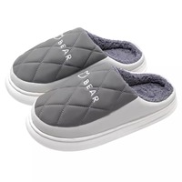 Pantoufles d'intérieur en PVC chaudes, imperméables, à semelle épaisse, à prix avantageux