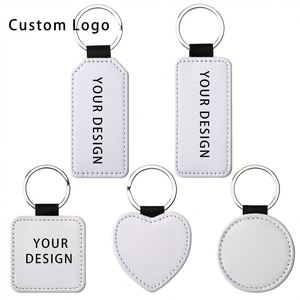 Eco-Friendly PU <b>Leather</b> <b>Keychains</b> with Stainless Steel, Festive Printing for National Day Events - Product Image 4