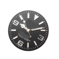Cadran de montre Explorer Ice Blue Luminous de 28,5 mm, pièce de rechange pour mouvement automatique NH35/8215