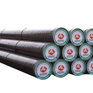 API 5L oil and gas pipeline DIN 30670 3PE coated SSAW steel pipe