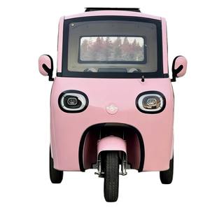 Mini Tricycle <span class=keywords><strong>Électrique</strong></span> Personnalisable à <span class=keywords><strong>3</strong></span> <span class=keywords><strong>Roues</strong></span> de 1000W pour Passagers, Trike Fermé à 2 Portes, Type de Carrosserie Clos - Product Image 2