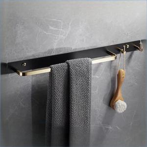 Toallero de Cobre Estándar de Una Sola Barra con Gancho, Estilo Nórdico, para Baño, Capacidad de Carga de 10 kg - Product Image 1