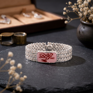 Traditional Silver Charm Bracelet <b>for</b> <b>Men</b> Elegant Trendy <b>Bangle</b> Accessory Indian Made - Product Image 3