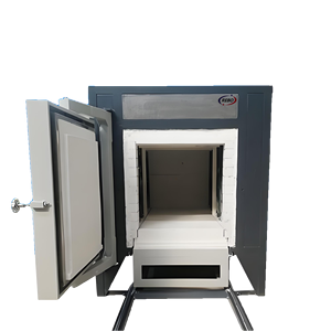 Xe đẩy điện gốm đưa đón lò đầy đủ sợi xe dưới Bogie lò sưởi lò để xử lý nhiệt ủ giữ lò - Product Image 6