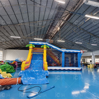 Château Gonflable de Jeu pour Enfants en Promotion – Maison Gonflable avec Toboggan et Zone de Saut pour Fêtes en Extérieur