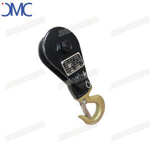 Champion 3 \ "2ton ánh sáng loại duy nhất sheave Wire Rope <span class=keywords><strong>snatch</strong></span> gian lận khối sắt <span class=keywords><strong>snatch</strong></span> ròng rọc với móc & còng đóng gói carton - Product Image 3
