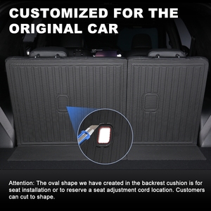 Tapis de voiture résistants à la chaleur et aux rayures, largement utilisé<span class=keywords><strong>s</strong></span>, tapis de siège arrière personnalisé<span class=keywords><strong>s</strong></span> en usine pour Hyundai Palisade 7 places 2026 - Product Image 5