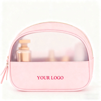 Sac de toilette et étui cosmétique imperméable Cossni personnalisé en PVC avec fermeture éclair et motif lettres, pour les voyages, organiseur de maquillage pour femmes