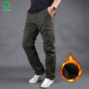 <span class=keywords><strong>Pantaloni</strong></span> Cargo Invernali da <span class=keywords><strong>Uomo</strong></span>, Impermeabili, <span class=keywords><strong>Foderati</strong></span> in Pile, Spessi, con Tasche Multiple per Attività all'Aperto - Product Image 3