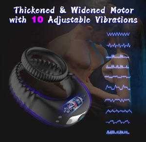 Weicher Vibrator-<span class=keywords><strong>Ring</strong></span> für Männer zur Verzögerung der Ejakulation & Klitorale Stimulation mit Realistischem Gefühl 82x32mm Penisring - Product Image 5