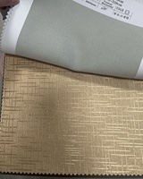 Tissu occultant tissé teint pour rideaux, poids moyen 250 g/m², en stock, emballage en rouleau