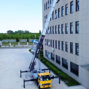 JIUHE Euro 6 Standard 400kg capacità di carico <span class=keywords><strong>cestello</strong></span> <span class=keywords><strong>camion</strong></span> scala aerea mobile autocarro 65m autoscala per la vendita - Product Image 5