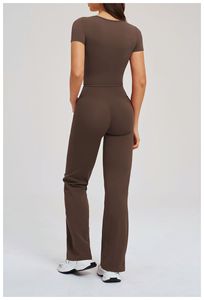 Nuevo Diseño al por Mayor, Conjuntos Deportivos de Alta Calidad para Mujer, Transpirables, para Gimnasio, Leggings de Yoga Personalizados, Top Deportivo de Cintura Alta - Product Image 4